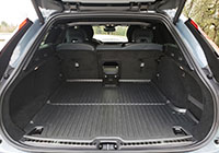 Check out all the space inside the 2022 Volvo V90 Cross Country B6 AWD's cargo compartment.