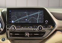 Highlander Limited and Platinum trims will now come standard with a 12.3-inch centre touchscreen.